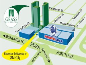 um diagrama da sustentabilidade de uma cidade em The Grass Residences em Manila