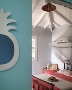 Ένα ή περισσότερα κρεβάτια σε δωμάτιο στο Bungalow cocodile