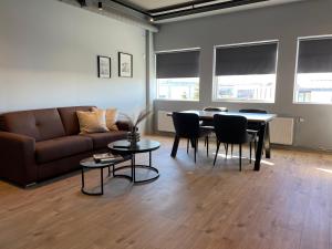 Posezení v ubytování North Apartments Suites