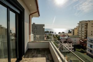En balkong eller terrasse på Rozafa Blu Hotel