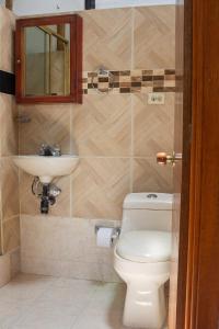 Koupelna v ubytování Ikara Hotel Campestre Villeta