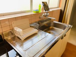 TABISAI HOTEL House 博多 tesisinde mutfak veya mini mutfak