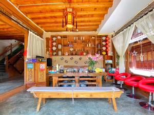 Χώρος καθιστικού στο Juxian Boutique Homestay