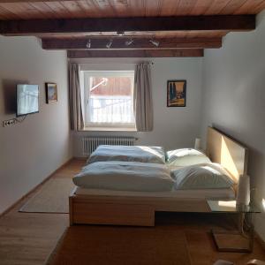 Katil atau katil-katil dalam bilik di Ferienwohnung Aumühle