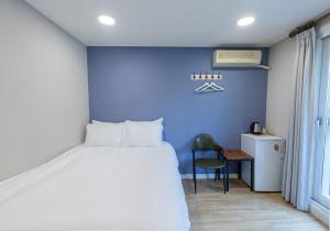 CAMP Jirisan Parkview客房内的一张或多张床位