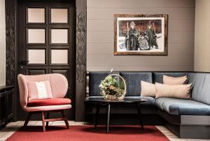Posezení v ubytování BOUTIQUEHOTEL das edelweiss