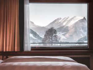 Nespecifikovaný výhled na hory nebo výhled na hory při pohledu z hotelu