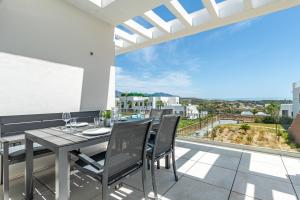 Balkón nebo terasa v ubytování Luxury Apartment Michael