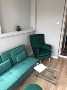 A seating area at CENTER APARTMENT PLOVDIV