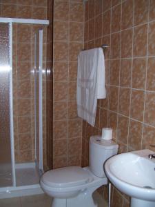 Koupelna v ubytování Palates Hotel