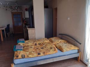 Postel nebo postele na pokoji v ubytování Ubytování v soukromí