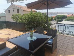Balkón nebo terasa v ubytování Apartman Klara