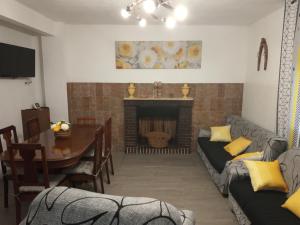 A seating area at Casa de Pascual