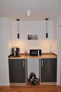 Kuchyň nebo kuchyňský kout v ubytování Ferienwohnung Staudach, Apartment