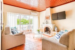 Posezení v ubytování Apartamento T1 +1