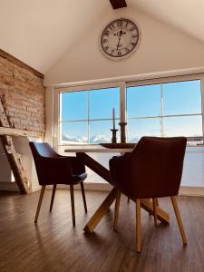 Posezení v ubytování Penthouse im Dachgeschoss
