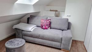 Posezení v ubytování Penthouse im Dachgeschoss