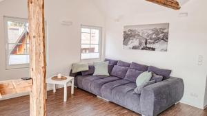 Posezení v ubytování Penthouse im Dachgeschoss