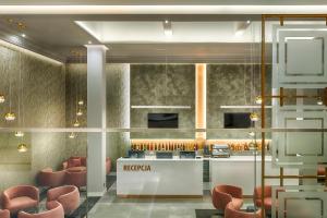 Kuchyňa alebo kuchynka v ubytovaní Grand Focus Hotel Szczecin