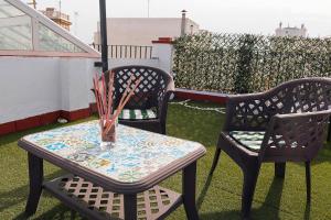 Zahrada ubytování Hostal Colón