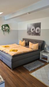 Χώρος καθιστικού στο Pension "Am Fischerweg"