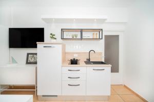 Kuchyň nebo kuchyňský kout v ubytování Apartment IVA Studio
