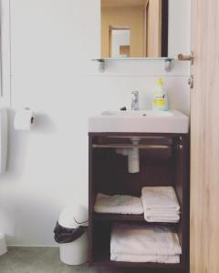 Koupelna v ubytování Mobilehome Ive u. Slavka