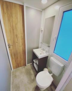 Koupelna v ubytování Mobilehome Ive u. Slavka