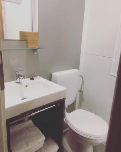 Koupelna v ubytování Mobilehome Ive u. Slavka