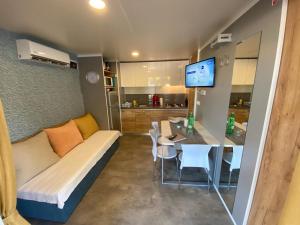 TV a/nebo společenská místnost v ubytování Mobilehome Ive u. Slavka