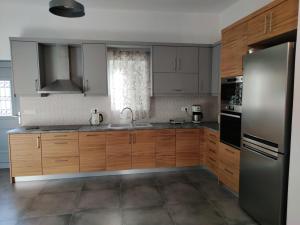 Kuchyň nebo kuchyňský kout v ubytování Villa Ageri