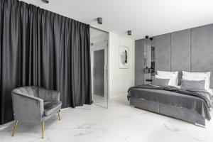 Posteľ alebo postele v izbe v ubytovaní EL Apartments - Aries
