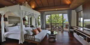 Ένα ή περισσότερα κρεβάτια σε δωμάτιο στο Pimalai Resort & Spa