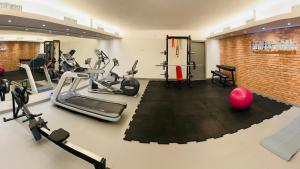 Fitness centrum a/nebo fitness zařízení v ubytování Hotel Eden