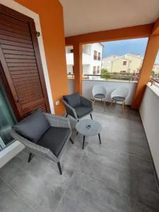 Posezení v ubytování Modern apartment Ana
