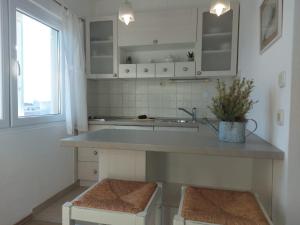 Kuchyň nebo kuchyňský kout v ubytování Apartments Ema near beach + 37 fotografií