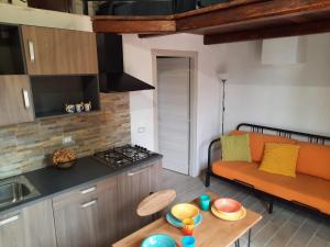 Kuchyňa alebo kuchynka v ubytovaní Exclusive Loft con piscina Dal Picciotto