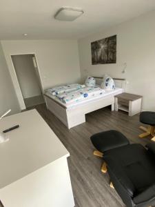 Postel nebo postele na pokoji v ubytování Hotel Braunlage