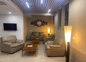 Posezení v ubytování Hotel Garnet Tbilisi