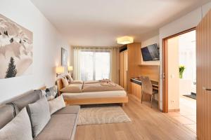 Kuchyň nebo kuchyňský kout v ubytování Appartements Haus Dr Muxel