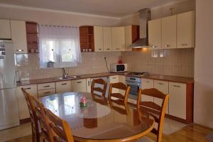 Kuchyň nebo kuchyňský kout v ubytování Apartment Domagoj