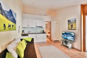 Kuchyň nebo kuchyňský kout v ubytování Appartements Haus Dr Muxel