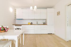 Kuchyň nebo kuchyňský kout v ubytování Apartment Azalea - Cremia