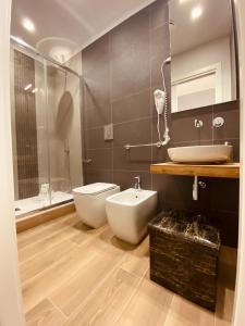 Kylpyhuone majoituspaikassa B&b Quattro Tesori