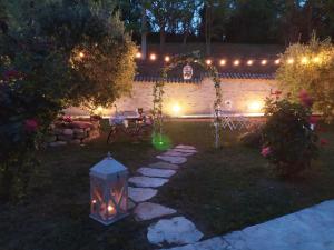 A garden outside Casa Sofia