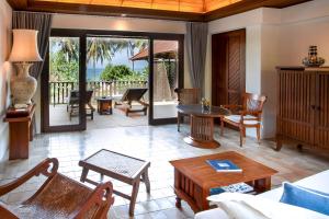 Χώρος καθιστικού στο Pimalai Resort & Spa