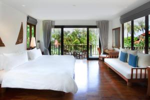 Ένα ή περισσότερα κρεβάτια σε δωμάτιο στο Pimalai Resort & Spa