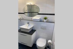 Koupelna v ubytování Ferienwohnung Stang