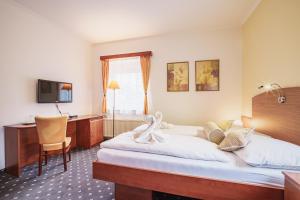 Posteľ alebo postele v izbe v ubytovaní Francis SPA HOTEL + 20 fotografií