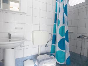 Koupelna v ubytování Hotel Sgouridis
